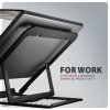 AXAGON STND-LAB Podstawa do laptopów aluminiowa 10-17,3 cala 8 regulowanych pozycji, Czarna